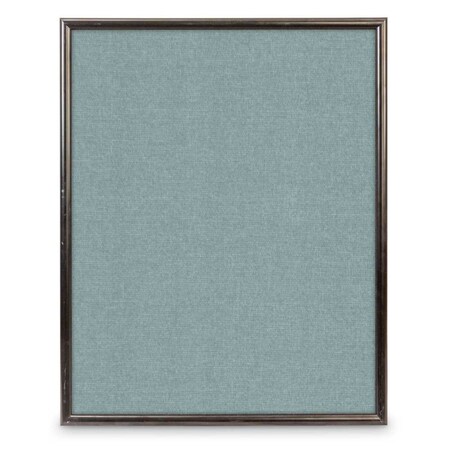 United Visual Products Corkboard, Blk, Cork, 2 Door, 60x36" UV304-BLACK-CORK